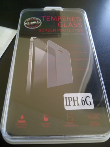 iPhone 6s,6 Genuine Tempered Glass Film Screen Protector and Clear Case Bundle - Picture 3 of 4