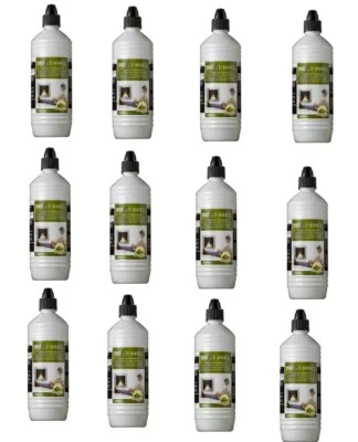 FARMLIGHT 12 x 1 Liter Bioethanol Premium Kamin Bio Alkohol mit Easy-Fill®-Verschluss *
