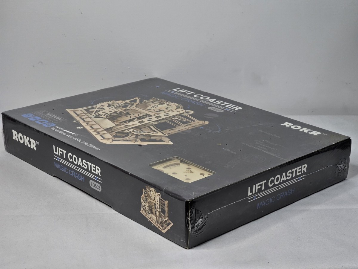 ROKR DIY マジッククラッシュ LG503 Robotime Magic Crash series-Lift coaster LG503 Assembling
