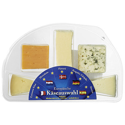 Euro Käseauswahl: Pyreneen Käse, Mimolette, Havarti, Bergader Edelpilz &Iberico 