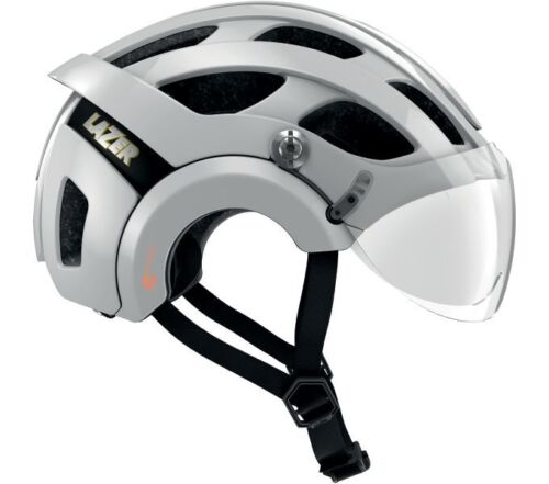 Lazer Anverz Nta Mips Ebike Helmet SIZE/M/L Slate Gray Visor LED Tail Light-