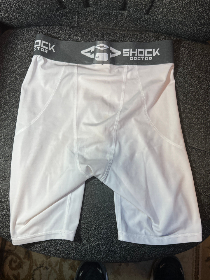 Shock Doctor Compression Shorts w/ Cup Pocket • Cup Not Included • 221