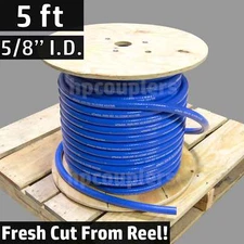 5 ft 5/8" ID FlexFab 5526 Blue Silicone Heater Hose 16mm 350F Radiator Coolant