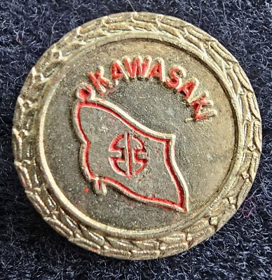 Kawasaki Motorrad Motorroller Pin Anstecknadel Badge Brosche Schraube