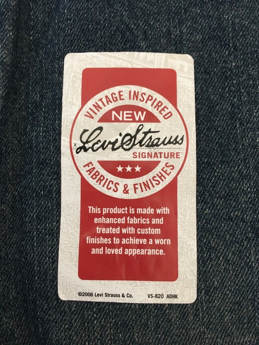 DeadStock 2006 NWT Levi Strauss Signature Vintage Inspired