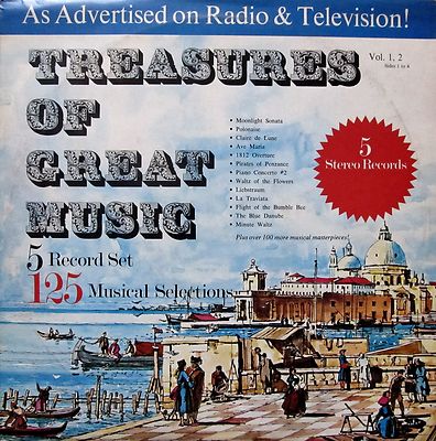 Treasures of Great Music - 5 Record Set (5x Vinyl, Ex.Cond., Classical)