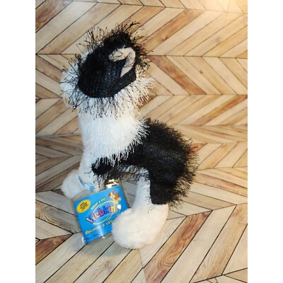 Kitty様 New Ganz Webkinz Black & White Kitty Cat Plush Stuffed Animal