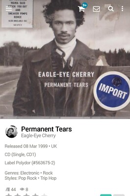 Eagle-Eye Cherry ~ Permanent Tears CDS Single 1999 [Unreleased Tracks/Videos]