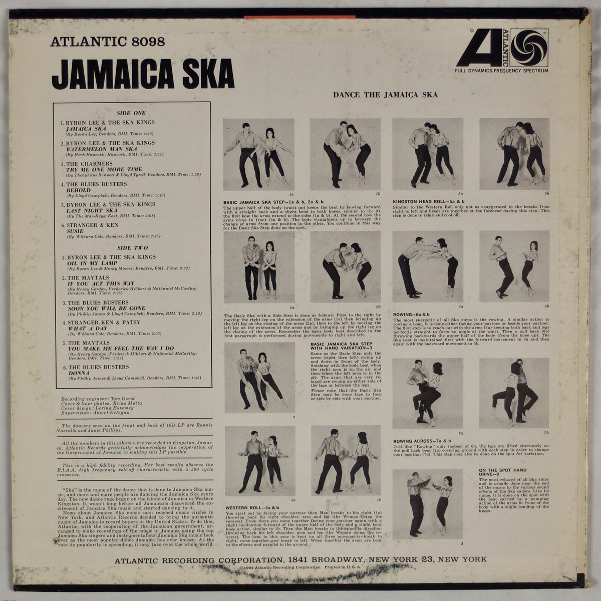 JAMAICA SKA: Byron Lee, Maytals Blues Busters US Atlantic '64