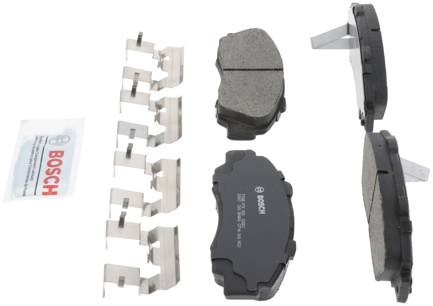 For 1991-2005 Acura NSX Bosch QuietCast Ceramic Brake Pads Front 1992 1993 1994