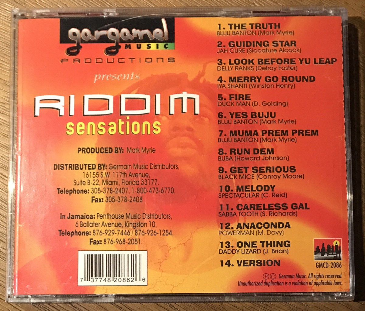 Various Artists : Riddim Sensations CD 737748208626| eBay