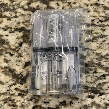3 NYX Butter Gloss - Clear Lip Gloss "BLG54 - Sugar Glass" Joy's cosmetics   