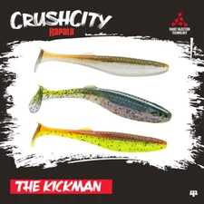 Rapala CrushCity The Kickman Lures - Pike Perch Bass Trout Salmon Sea Fishing