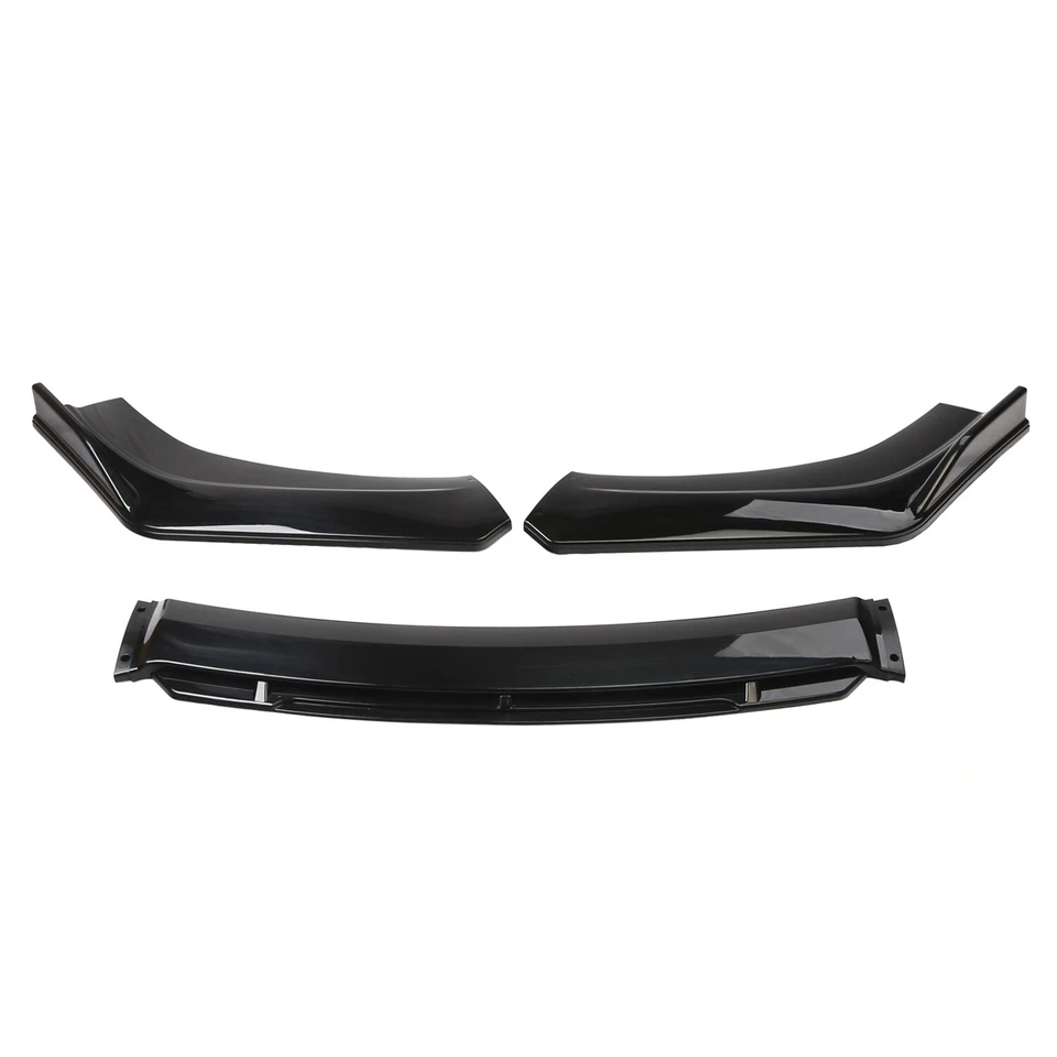 For Jaguar XKR-S XKR Glossy Black Front Bumper Lip Spoiler+Splitters Body Kit - Изображение 4 из 4