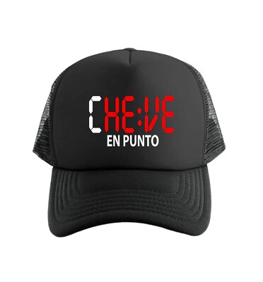 Cheve En Punto Trucker / Snapback Hat - Black