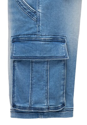 Bermuda Jeans Uomo Pantaloncini Cargo Da Uomo In Cotone E Jeans