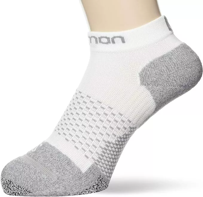 Salomon Standard Socks Running Cross Pro White/Light Grey Medium | eBay