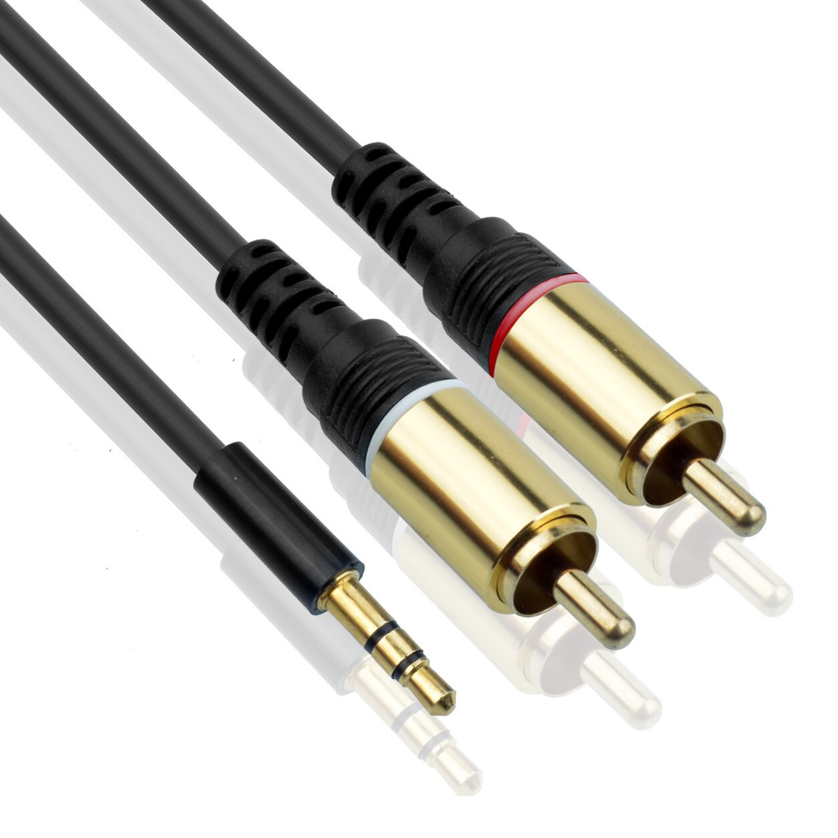 Cable Divisor Doble Hembra Xlr A 3,5 Mm En Y De 1,8 Metros A