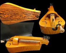 Hand Made 6 strings 24 keys Hurdy Gurdy,nature cocobolo wood back