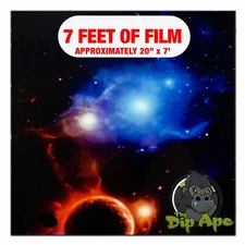 Hydrographic film Galaxy #16 hydro dipping 7' x 20" hydro dip