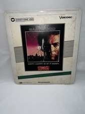 Dirty Harry Is At It Again Sudden Impact Video Disc Laser CED Eastwood Untested