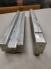 Press Brake Tooling Custom Aluminum Punch/Die Set 15.25" Long Used in Aerospace
