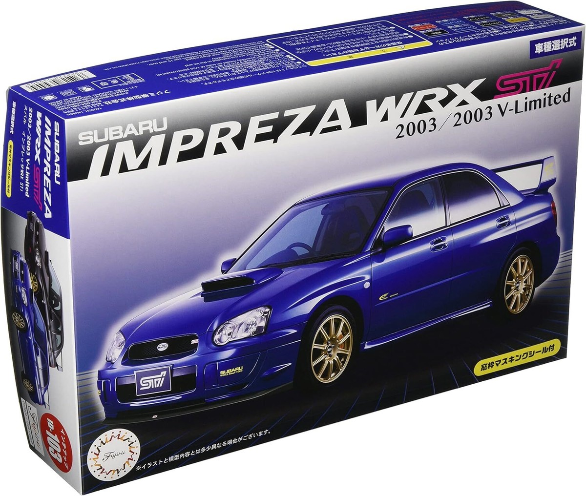 Fujimi 1/24 model kit Subaru Impreza WRX Sti/2003 V-Limited from