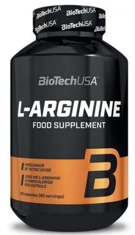 BioTech USA L-Arginine 1000mg Training Booster - 90 mega caps - Image 2