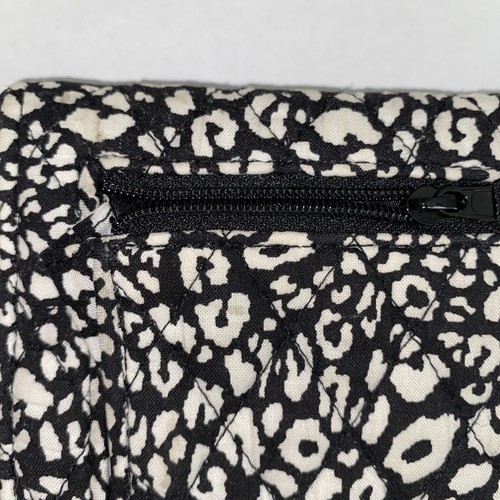 Vera Bradley Trifold Wallet - 13Card & cash ID and coin purse Holder Black used - Picture 5 of 12