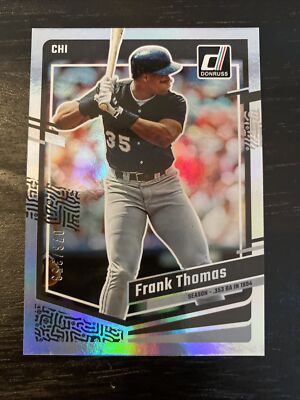 2023 Donruss Frank Thomas Season Stat Line #76/353 Silver Foil
