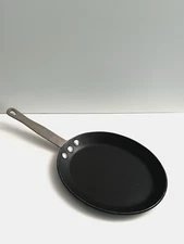 Vintage Calphalon Commercial Cookware 10" Oval Fish Fry / Saute Pan G19OHC