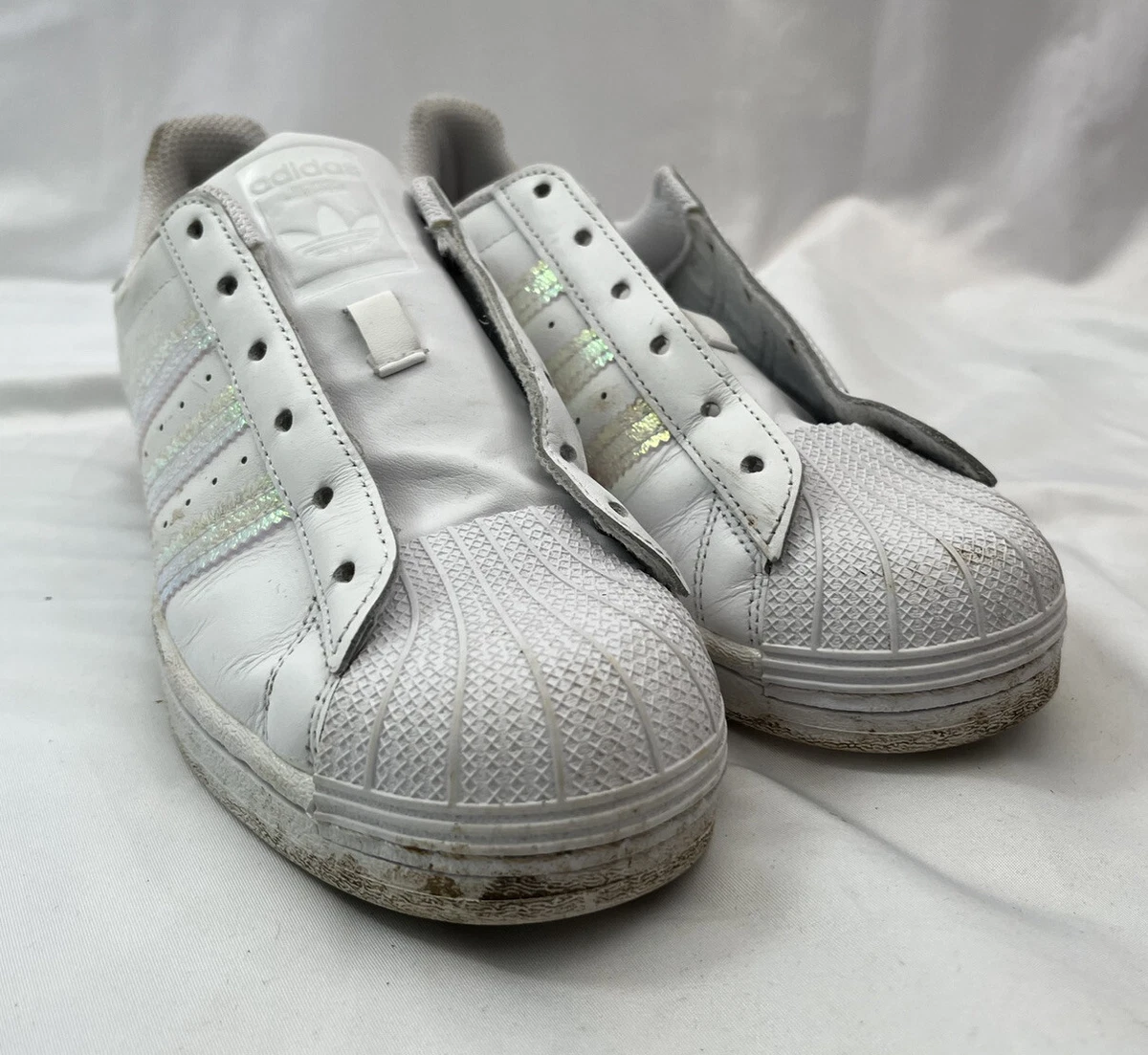Adidas superstar cheap no laces