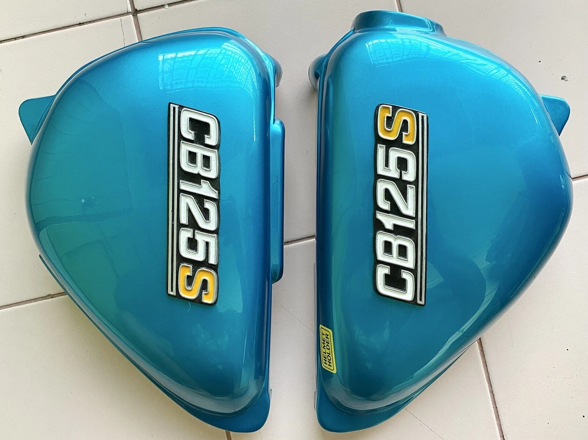 HONDA CB125S 1975 SIDE COVER EMBLEM SET A PAIR NEW eBay