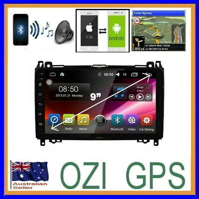 MERCEDES SPRINTER GPS APPLE CARPLAY ANDROID AUTO CAMERA  DAB+ TPMS DVR HEAD UNIT