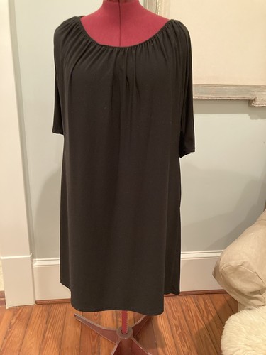 Tiana B Black Tunic Dress Petite XL | eBay