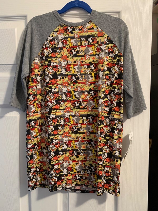 LuLaRoe Disney Sloan Shirt Mickey Mouse kids size 10