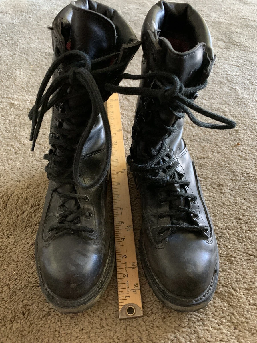 Matterhorn 1949 Black Leather Steel Gore-Tex Military Boots Men's Size | eBay