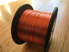 Litz wire 60/38 for Radio coil, Unserved, 60 feet, Made in USA