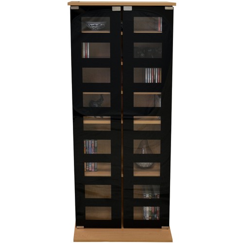 MANHATTAN CD DVD Media Storage Shelves BLACK MS1008 5012053921046 eBay