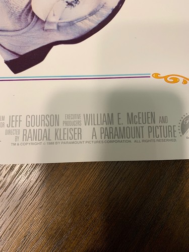 1988 Big Top Pee Wee Movie Promo Poster, 26x17, Paramount, Rare, New! Mint!! - Picture 6 of 6