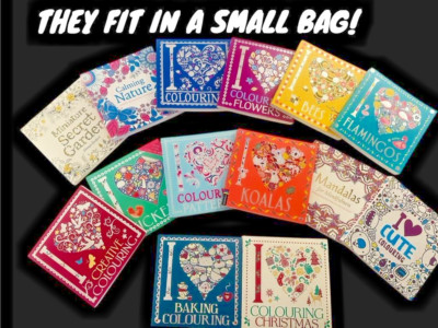 Colouring for Mindfulness books  - fits in a small bag NEW!!