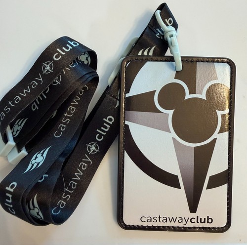 Platinum Castaway Club Lanyard Luggage Tag Disney Cruise Line DCL NEW 2026