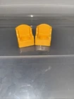 Vintage Fisher-Price Little People Orange Living Room Chairs Set of 2