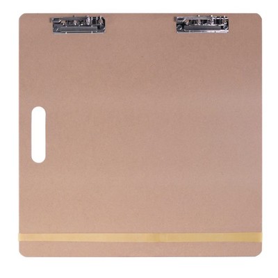 US Art Supply  18''x18'' Artist Field Sketch Tote Board Drawing Heavy-Duty Clip