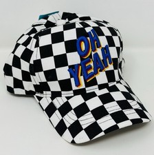 Retro "Oh Yeah" Black White Checkered Garanimals 365 Kids Snap-Back Hat