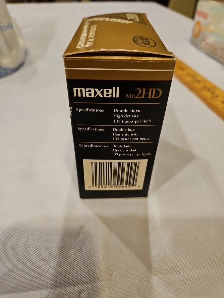 Maxell MF2HD 3 1/2 «1,44 МБ дискеты, 9 штук новый - Изображение 2 из 4