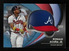2022 Series 2 Batting Helmet Commemorative Relics Blue Ronald Acuna Jr Acuña 4o0