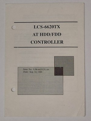 User's manual / manual for Longshine LCS-6620TX MFM controller