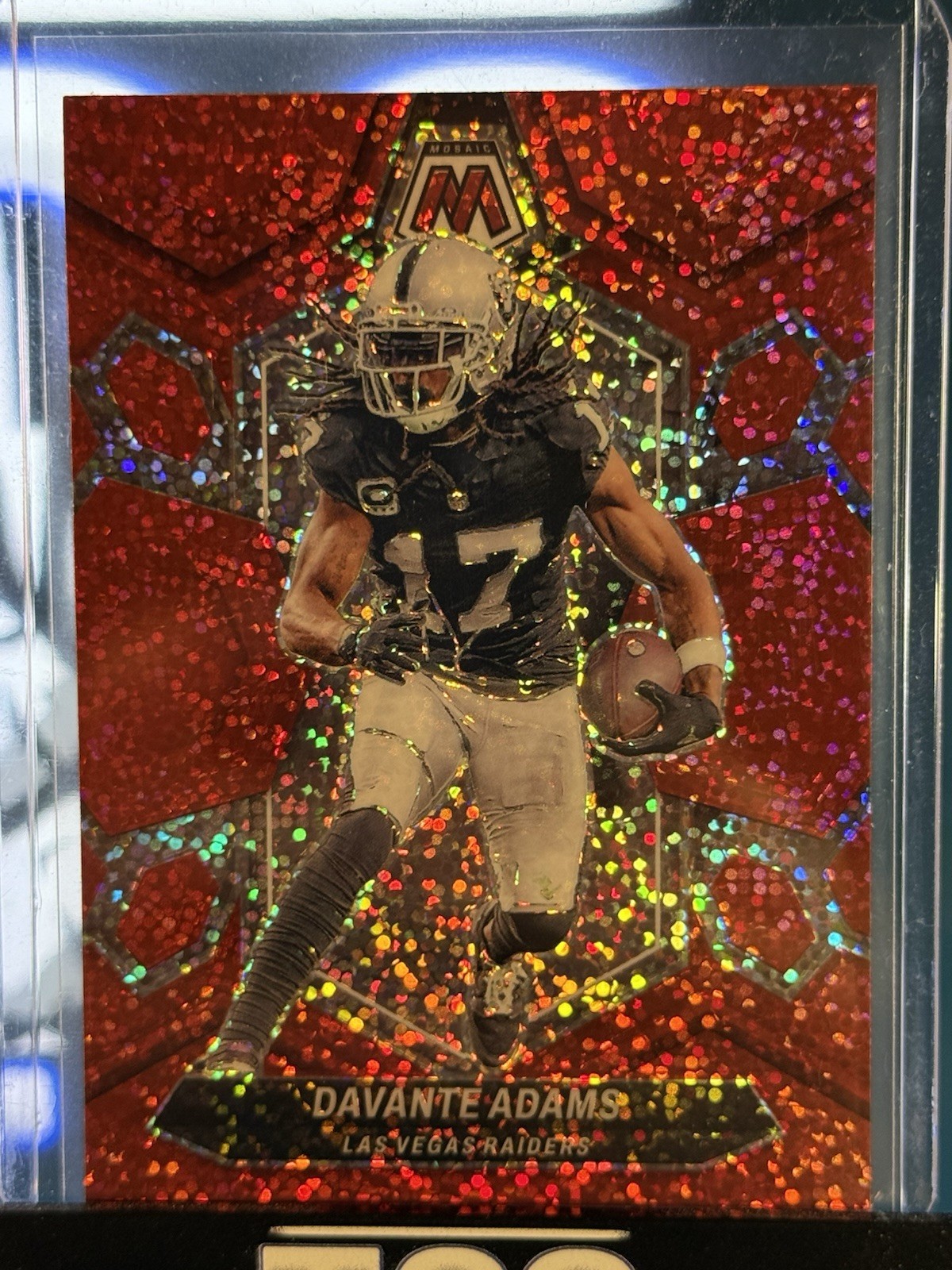 2024 Panini Mosaic - Davante Adams #115 Red Sparkle Prizm