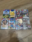 Nintendo Switch 8 Game Bundle (Mario Zelda Pokemon Super Smash DKC:TF Splatoon2)